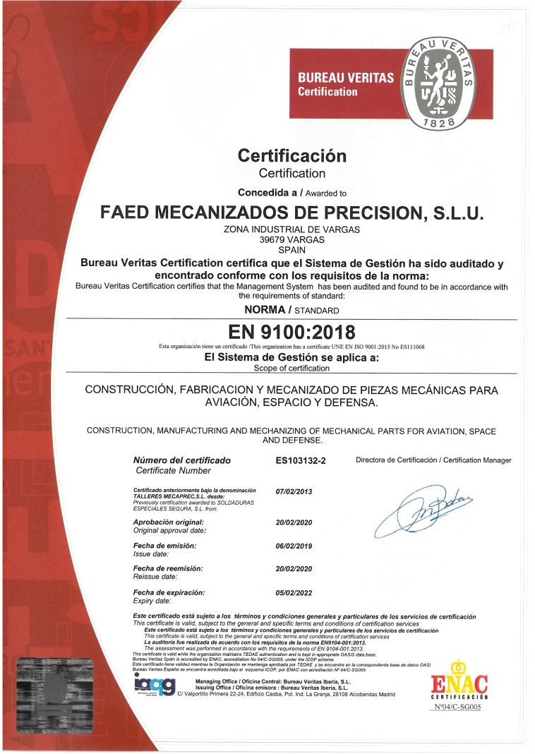 ISO 9100:2018