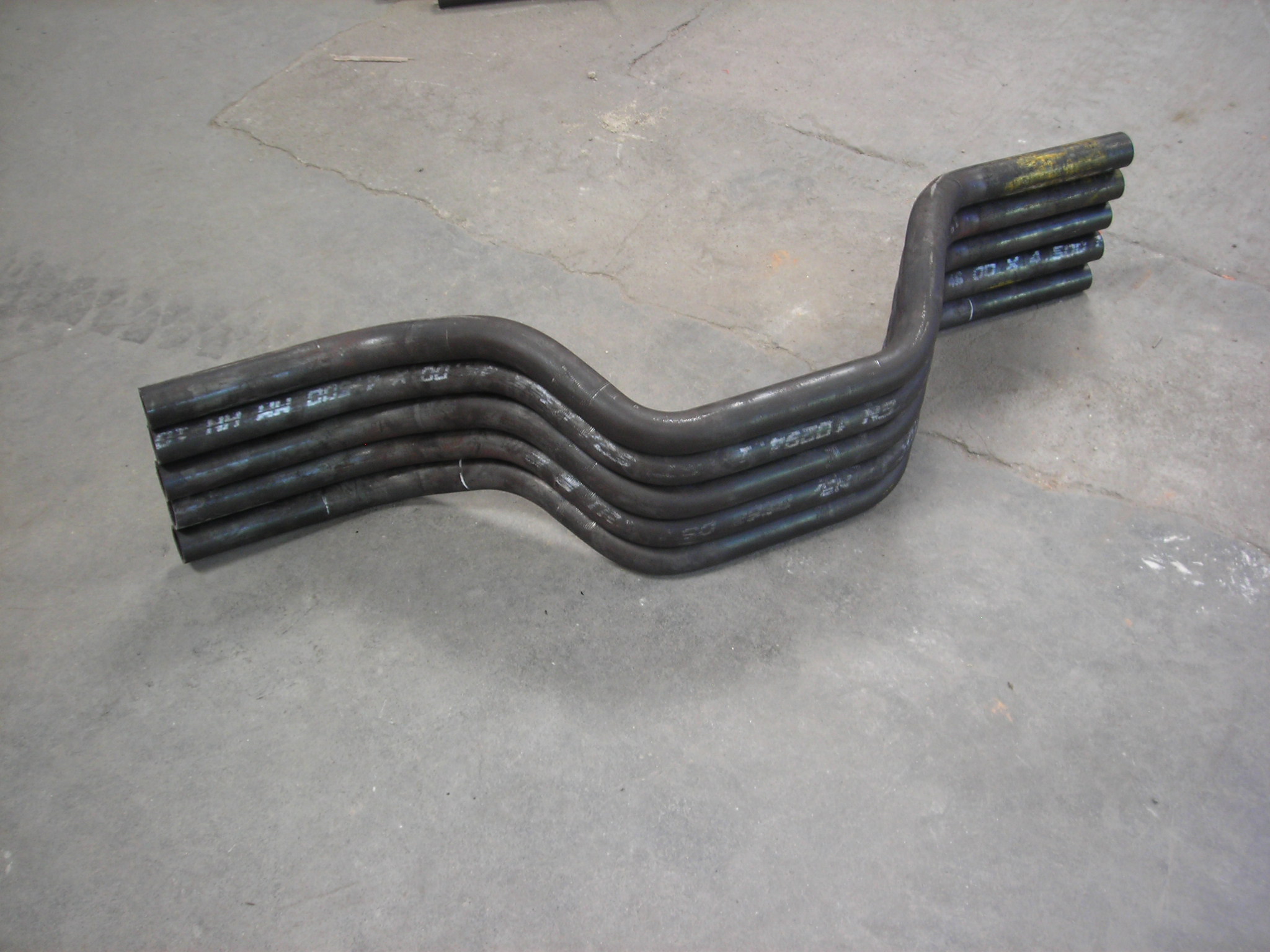 Tubo de 45x4 mm a 6 curvas