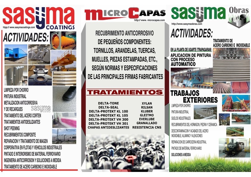 SASYMA & MICROCAPAS SURFACE TREATMENTS