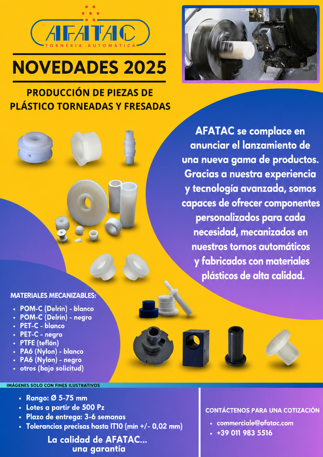 Mecanizado de materiales plásticos