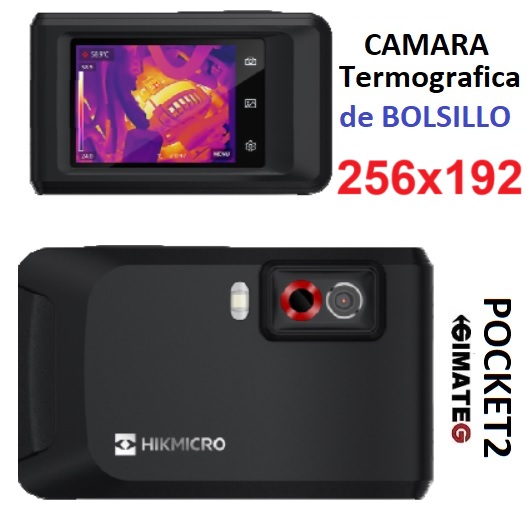 Termografica de Bolsillo Pocket2 gimatec Distribuidor Hikmicro