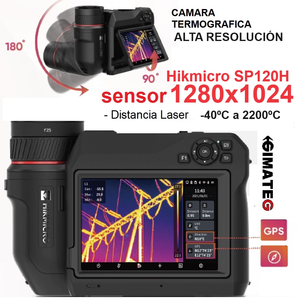 Termograficas Alta gama SP61 y SP120H gimatec Distribuidor Hikmicro