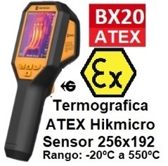 Termograficas ATEX B20 gimatec Distribuidor Hikmicro