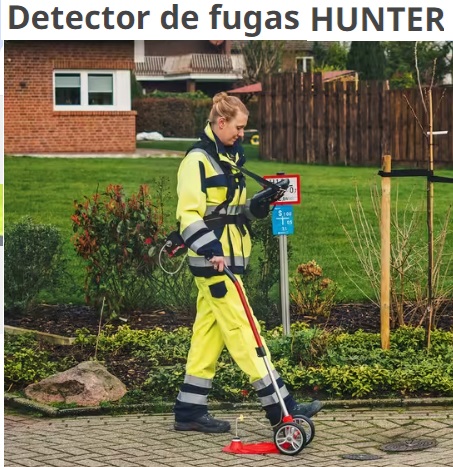 Busca fuga agua Hunter tracegas venta y alquiler Gimatec Dustribuidor Esders