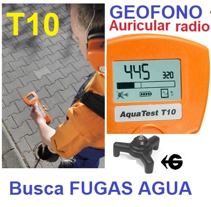Geofono T10 buscador fugas en interiores y exteriores venta y alquiler gimateg Distribuidor sewerin